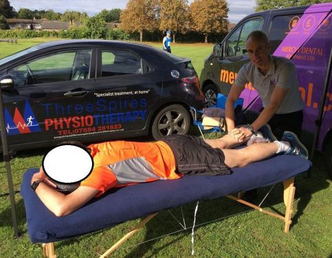 Sports Massage at Lichfield 10km Race