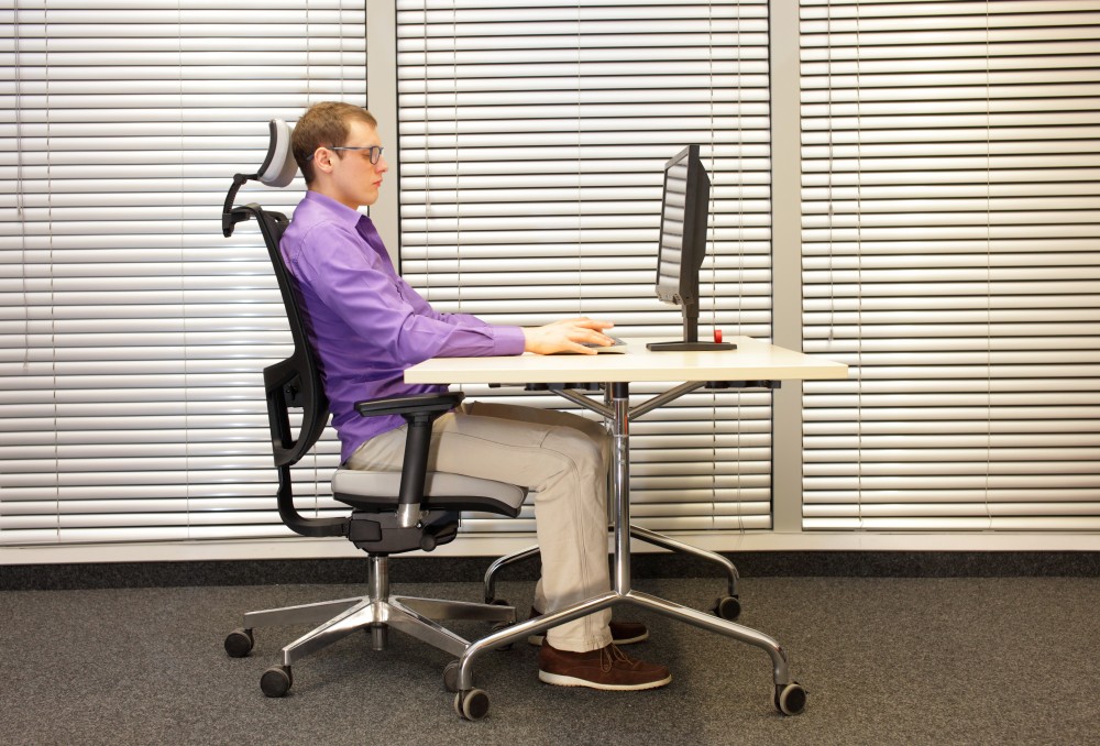 correct sitting posture